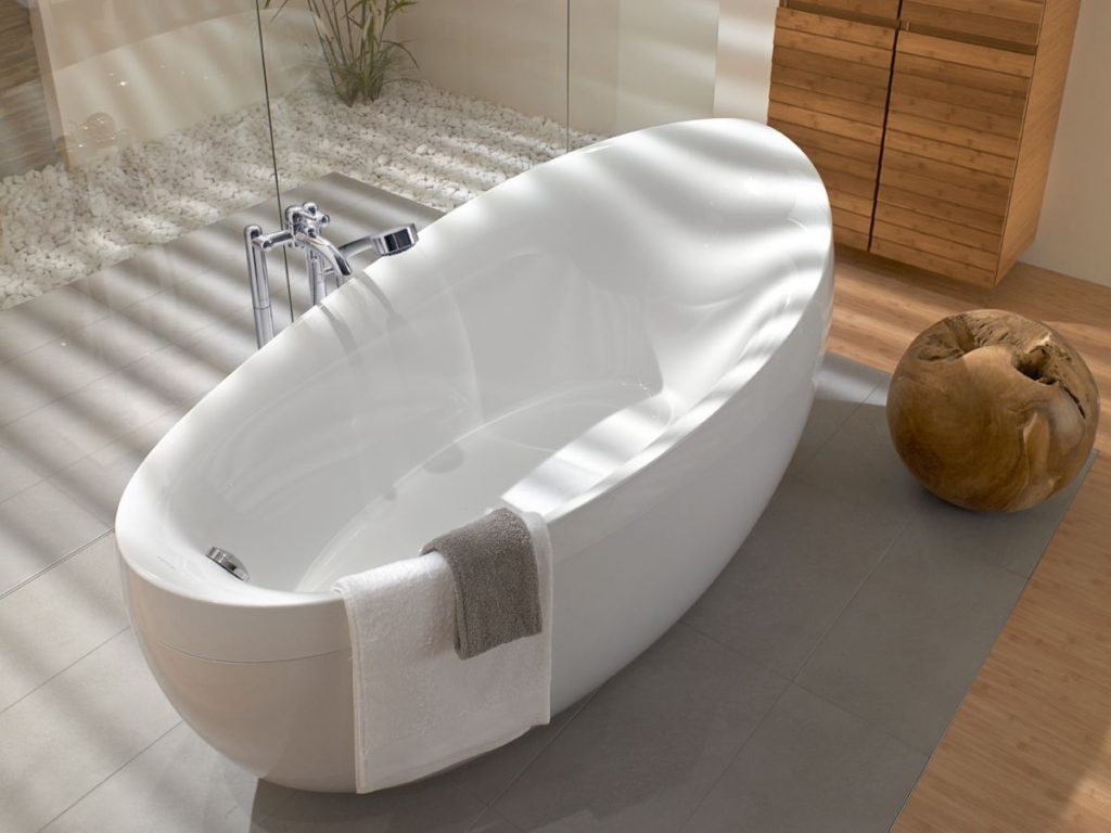 Villeroy & Boch Aveo voľne stojaca quarylová vaňa