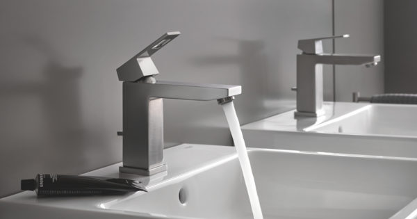 GROHE Eurocube umývadlová batéria detail