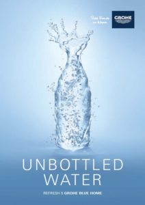 Ghohe Blue UNBOTTLED WATER - kuchynská batéria - brožúra