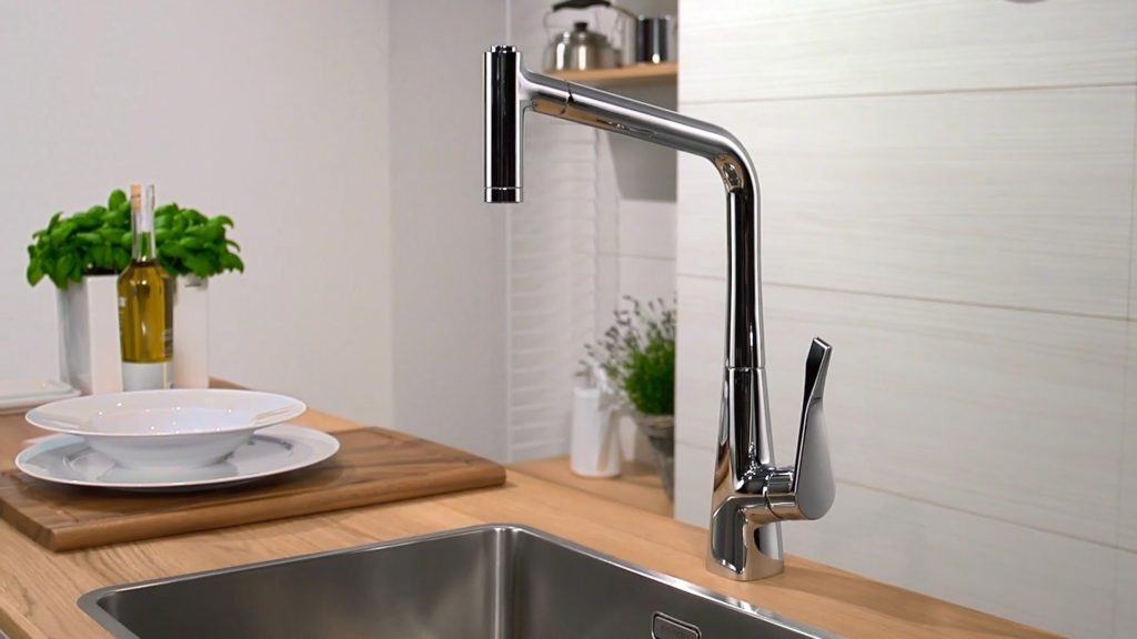 HANSGROHE Metris 320 Select drezová batéria so sprškou