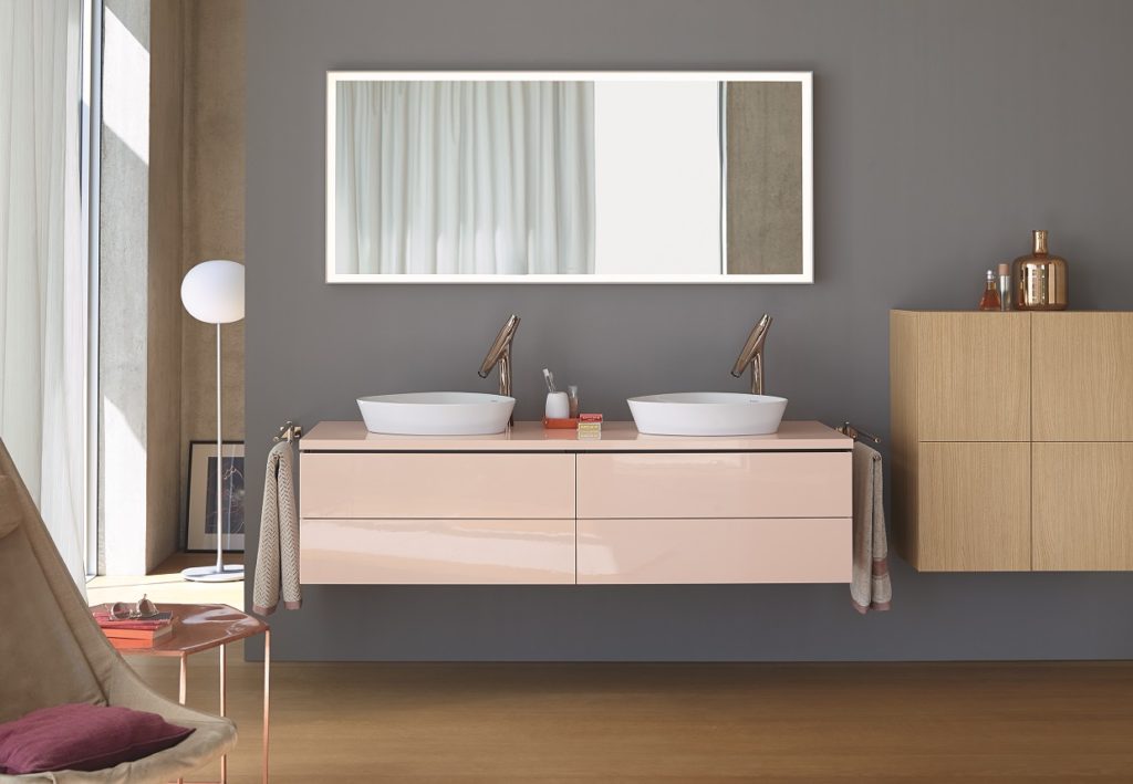 DURAVIT L-Cube - skirňka pre dve umývadlá