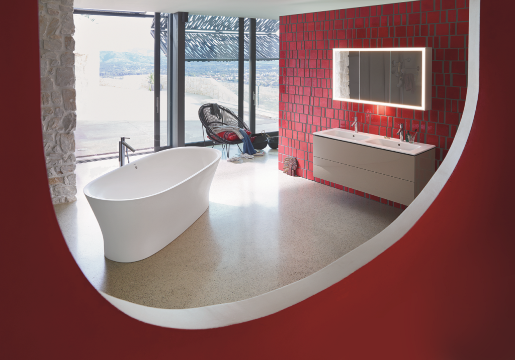 DURAVIT LCube - kúpeľna červená 1