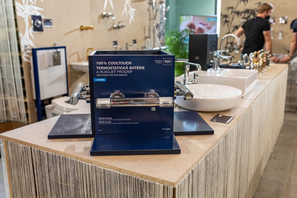 Mybath výstava ISHsk 2021 - GROHE termostatická sprchová batéria