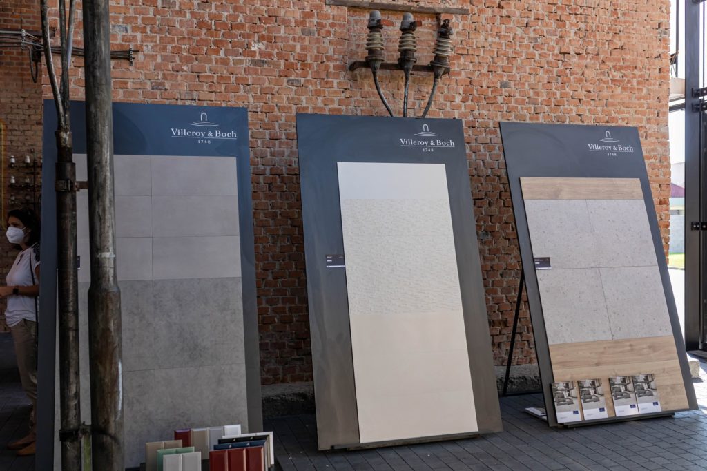 Mybath výstava ISHsk 2021 - prezentácia obkladov a dlažieb Villeroy & Boch