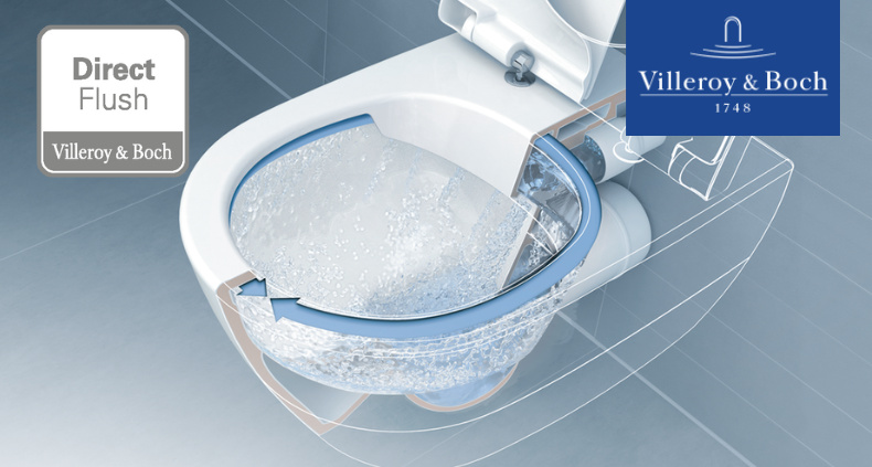 Villeroy & Boch - DirectFlush Bezokrajové WC misy
