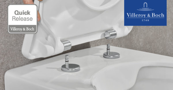Villeroy & Boch - QuickRelease -lahko odnímateľné sedátka
