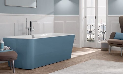 Villeroy & Boch SQUARO-EDGE 12 quarylové voľne stojace vaňe