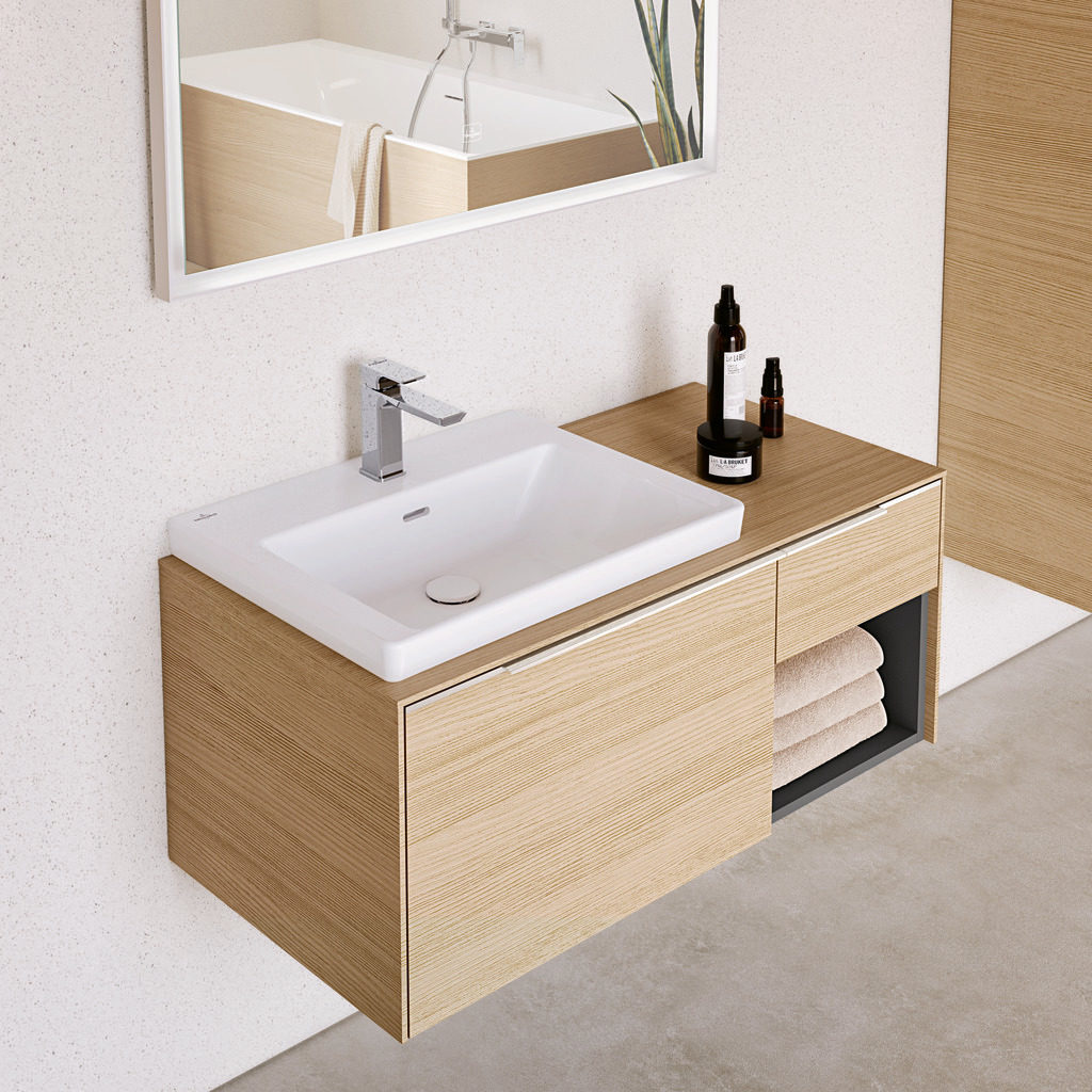 Villeroy & Boch Subway 3.0 - skrinka s umývadlom