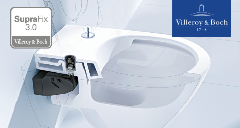 Villeroy & Boch Suprafix 3.0 inovatívne uchytenie WC misy